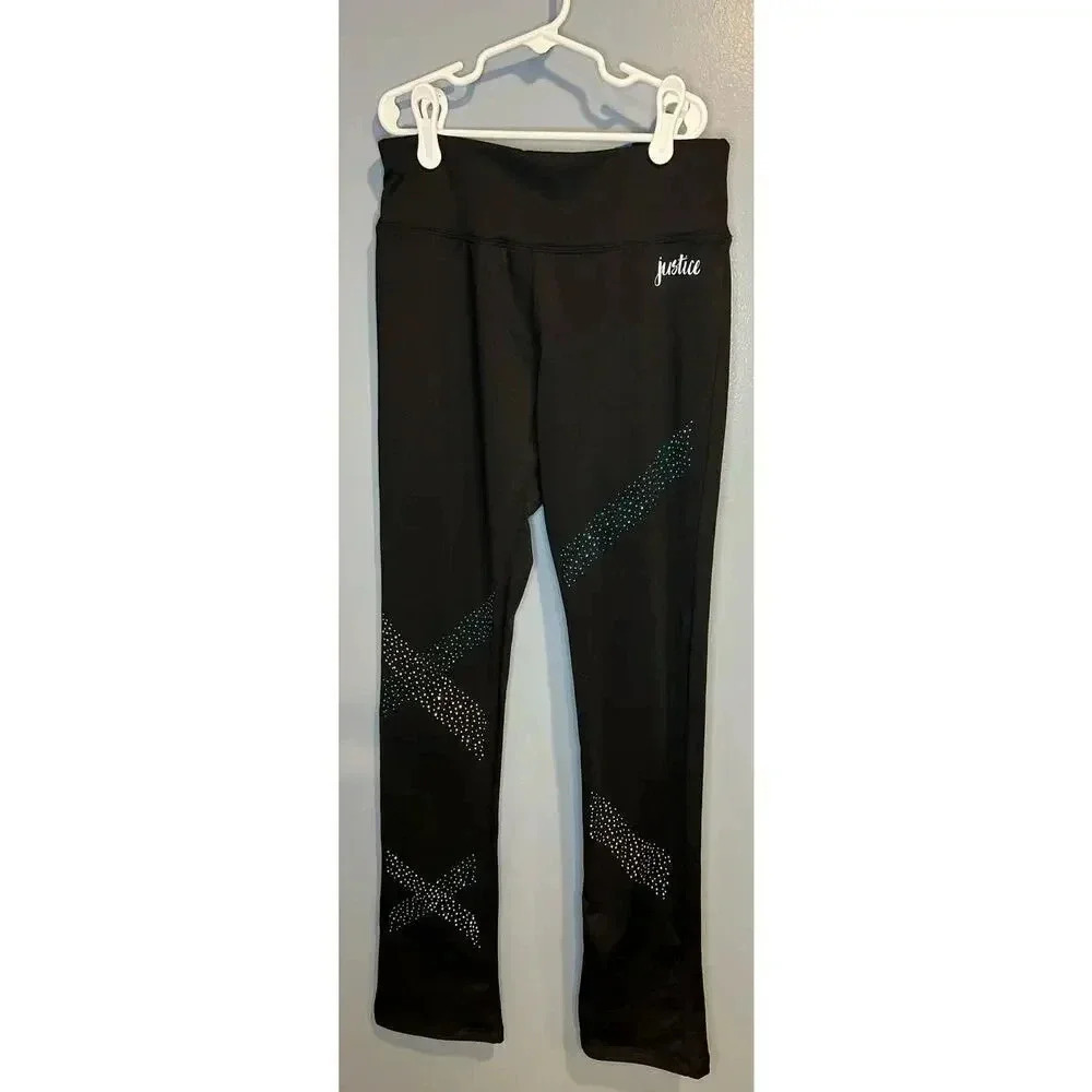 NWT Justice Active Girls Flare Leggings - Size 16